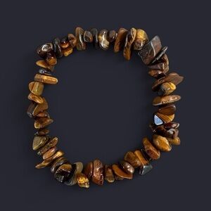 Tiger’s Eye Crystal Bead Bracelet